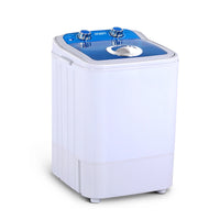 4.6KG Mini Outdoor Portable Washing Machine Top Loader Spin Camp Caravan Laundry Blue