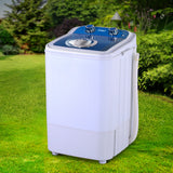 4.6KG Mini Outdoor Portable Washing Machine Top Loader Spin Camp Caravan Laundry Blue