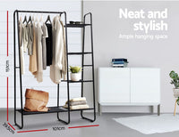 Portable Clothes Rack Garment Hanging Stand Closet Storage Organiser Shelf Home