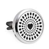 Car Air Freshener Vent Clip Metal Stainless Steel Fragrance Perfume Oil Diffuser