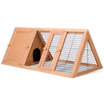 Rabbit Hutch Chicken Coop Guinea Pig Ferret Cage Hen Chook Timber Wood House Run