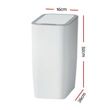 Devanti Motion Sensor Bin Automatic Rubbish Bins Waste Trash Can White 9L