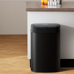 Devanti Sensor Bin 50L Motion Rubbish Trash Can Auto Touch Free