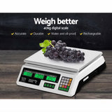 eMAJIN 40KG Digital Kitchen Scale Electronic Weighing Shop Market LCD - Catching Deals