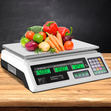 eMAJIN 40KG Digital Kitchen Scale Electronic Weighing Shop Market LCD - Catching Deals