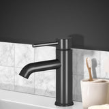 WELS Basin Mixer Tap Bathroom Counter Faucet Kitchen Tall Standard Black 5-Star - Catching Deals