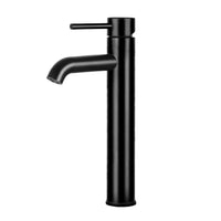 Mixer Tap Bathroom Basin Faucet Counter Tall Vanity Brass WELS Black Mixers - Catching Deals